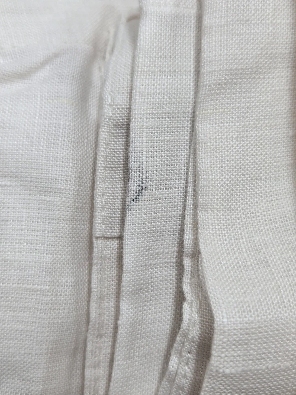 NWT QUINCE Set Of 2 48x96 European Linen Curtains Cream 0459